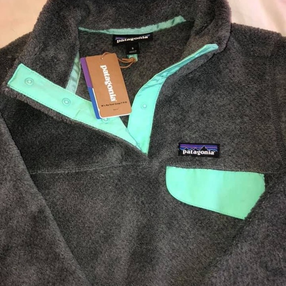 Women’s fleece Patagonia pullover w/ snaps - Picture 2 of 3